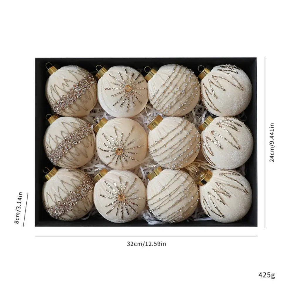 Choice Weihnachtskugeln - 12er Set Ø6 cm Glas Christbaumschmuck