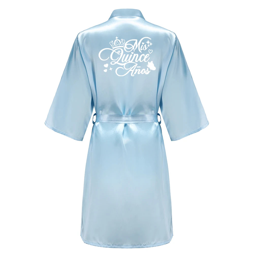 Velenta Quinceanera-Robe Größe M Knie-Länge Polyester