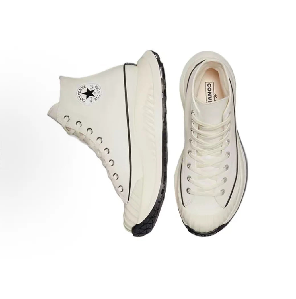 Converse Chuck 70 AT-CX Unisex Vintage Sneaker - Obermaterial Canvas Leder, Sohle Gummi, Schnürverschluss