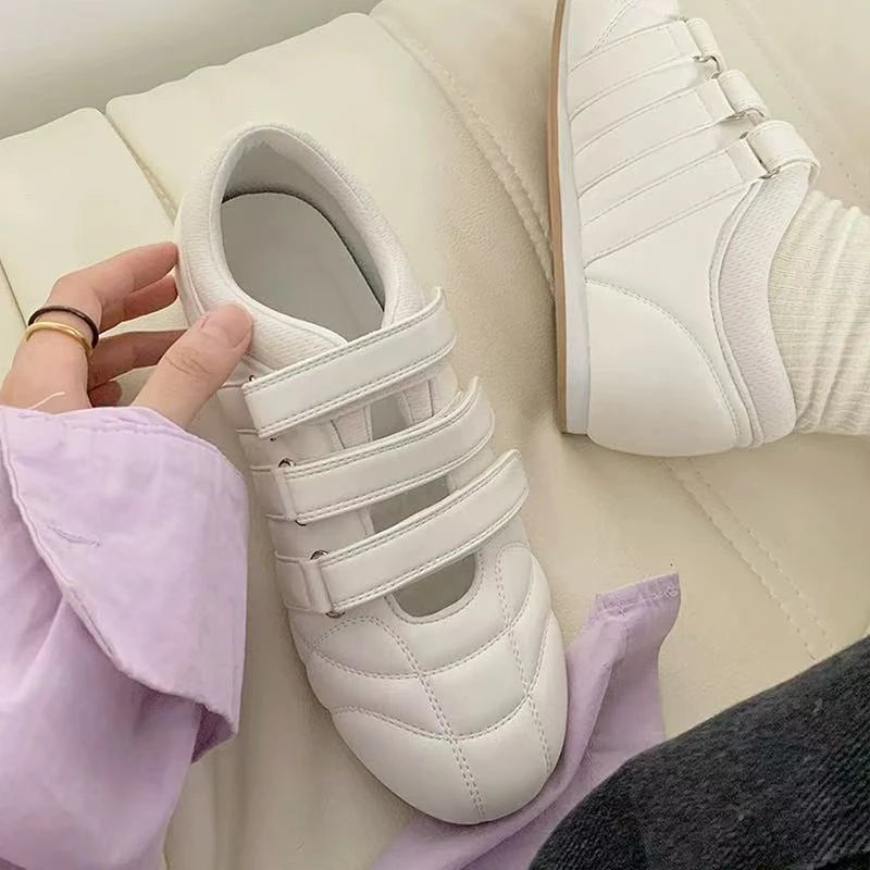 Women Loafers Shoes Fashion Retro Sandals Flats Elegant Woman Summer Shoes 2025 Trend Designer Shallow Cozy Lolita Zapatos Mujer