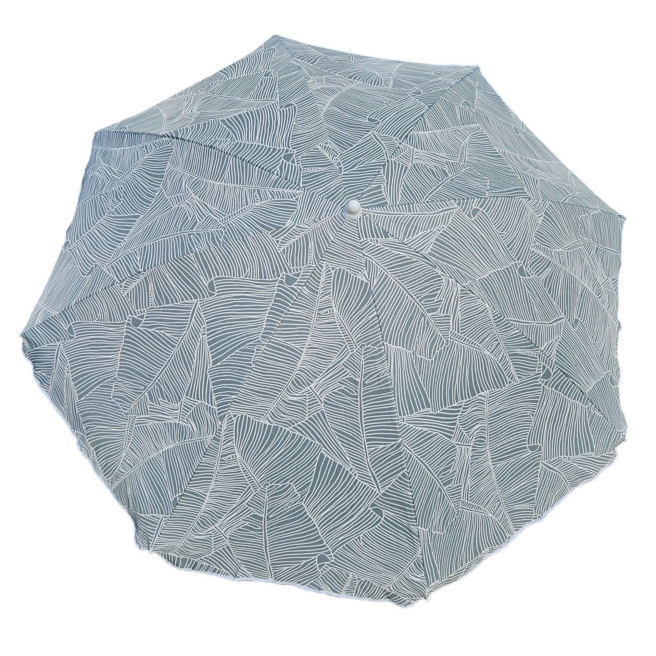 LeafShade Schirm Blätter Muster - Ø160 cm UV 30+ Neigbar