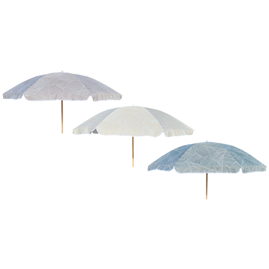 LeafShade Schirm Blätter Muster - Ø160 cm UV 30+ Neigbar