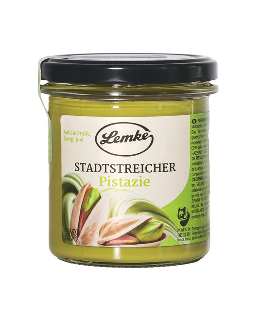 Lemke City Stroller Cremă de Fistic cu Fistic - Pachet 180g, Aromă de Fistic, Proaspăt