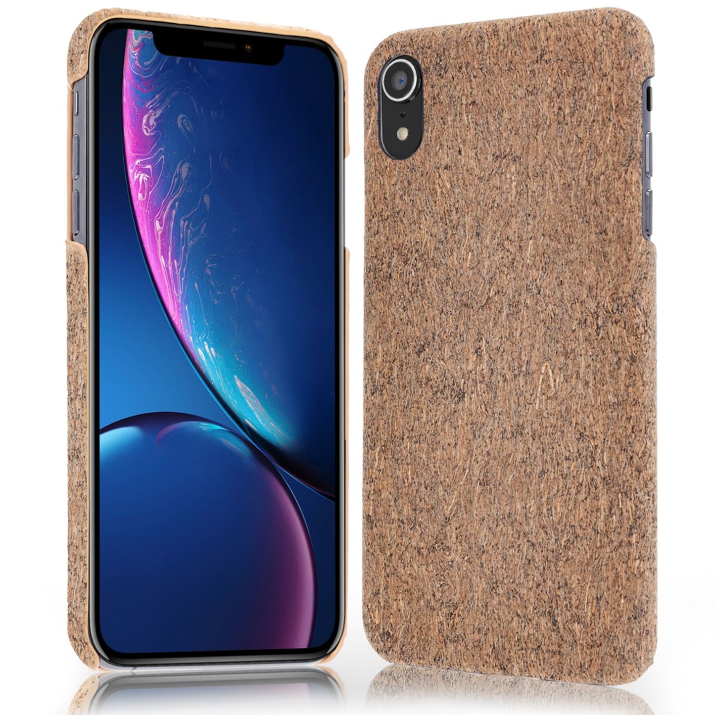 Husă NALIA Plută Ultra Subțire Aspect Plută - Plută Naturală Compatibilă cu iPhone XR Ultra Subțire