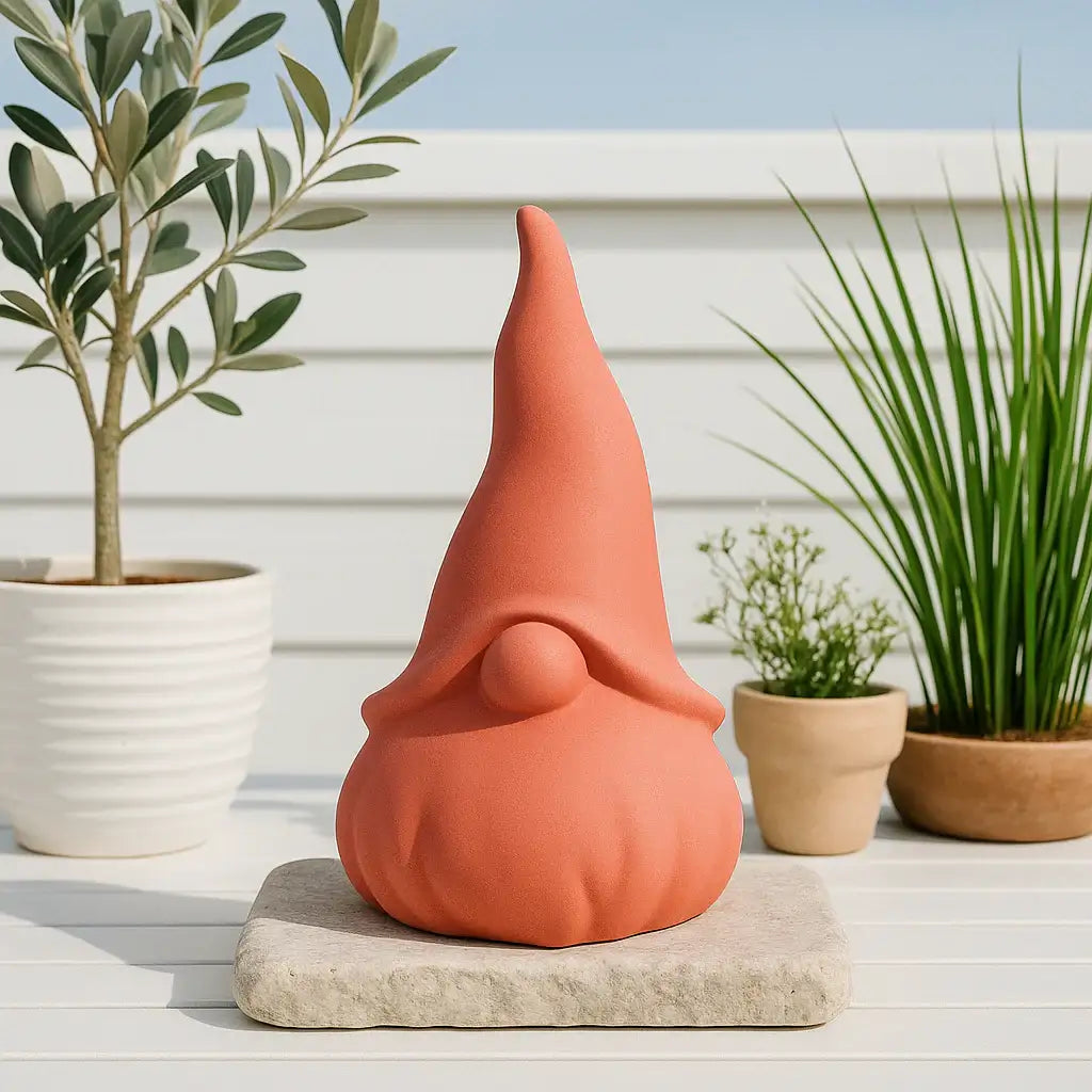 SteinKunst Zwerg-Wichtel Deko Handgefertigte Symbolfiguren - Kapaz. 1Stk,Gr.12cm