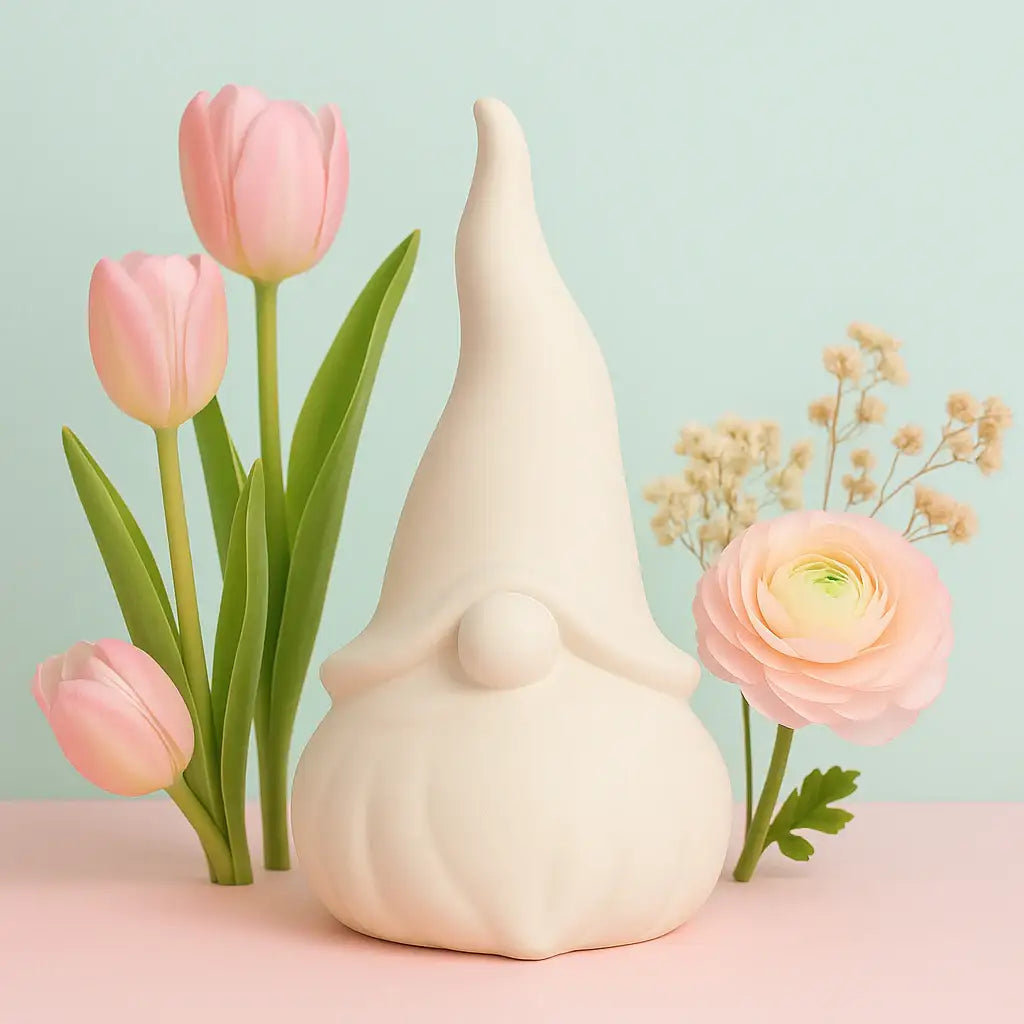 SteinKunst Zwerg-Wichtel Deko Handgefertigte Symbolfiguren - Kapaz. 1Stk,Gr.12cm