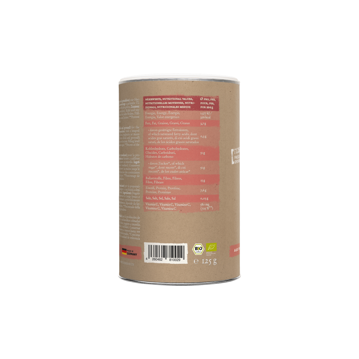 Pudră de fructe - Căpșuni