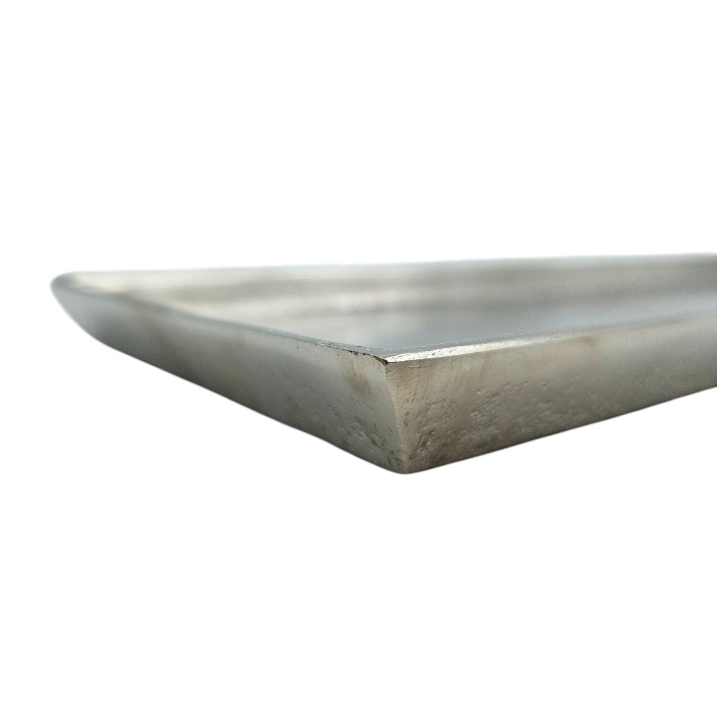 Lumina Tablett Deko Metall Silber - Maße 44x13 cm, Tragfähigkeit 2 kg