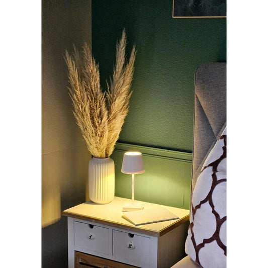 Lumina Tischleuchte Touch Dimmbare LED Kabellos - Kapazität 3xAAA, Größe 26 cm