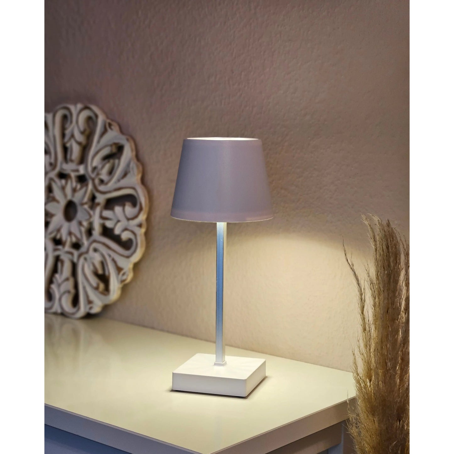 Lumina Tischleuchte Touch Dimmbare LED Kabellos - Kapazität 3xAAA, Größe 26 cm