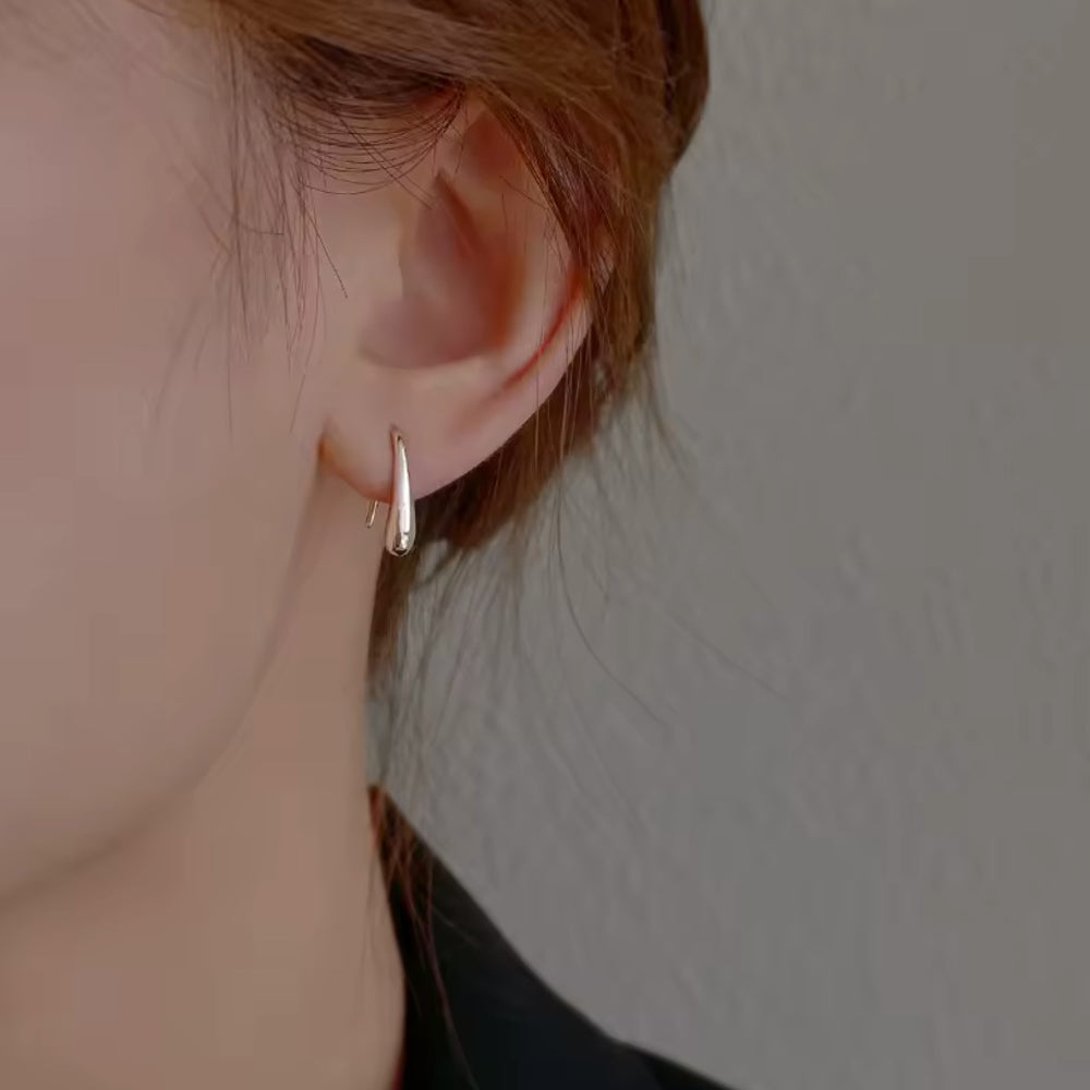 SterlingSilber Ohrringe Tropfen - 925er Silber Durchmesser 7mm