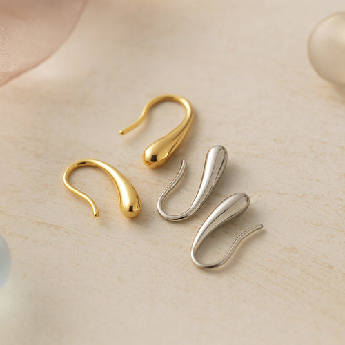 SterlingSilber Ohrringe Tropfen - 925er Silber Durchmesser 7mm