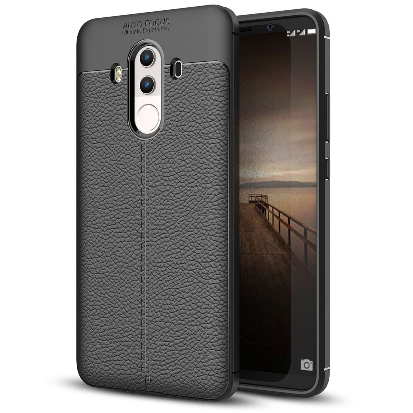 Husă de telefon cu aspect de piele pentru Huawei Mate 10 Pro de la NALIA, husă de protecție din silicon