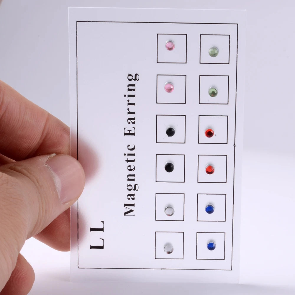Luna 12er Set Magnetische Fake Piercings - Ohne Stechen