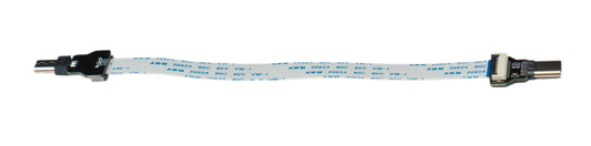 SYSTEM-S USB 3.1 Kabel 15 cm Typ C Stecker zu 2.0 Micro B Stecker Flach FPC