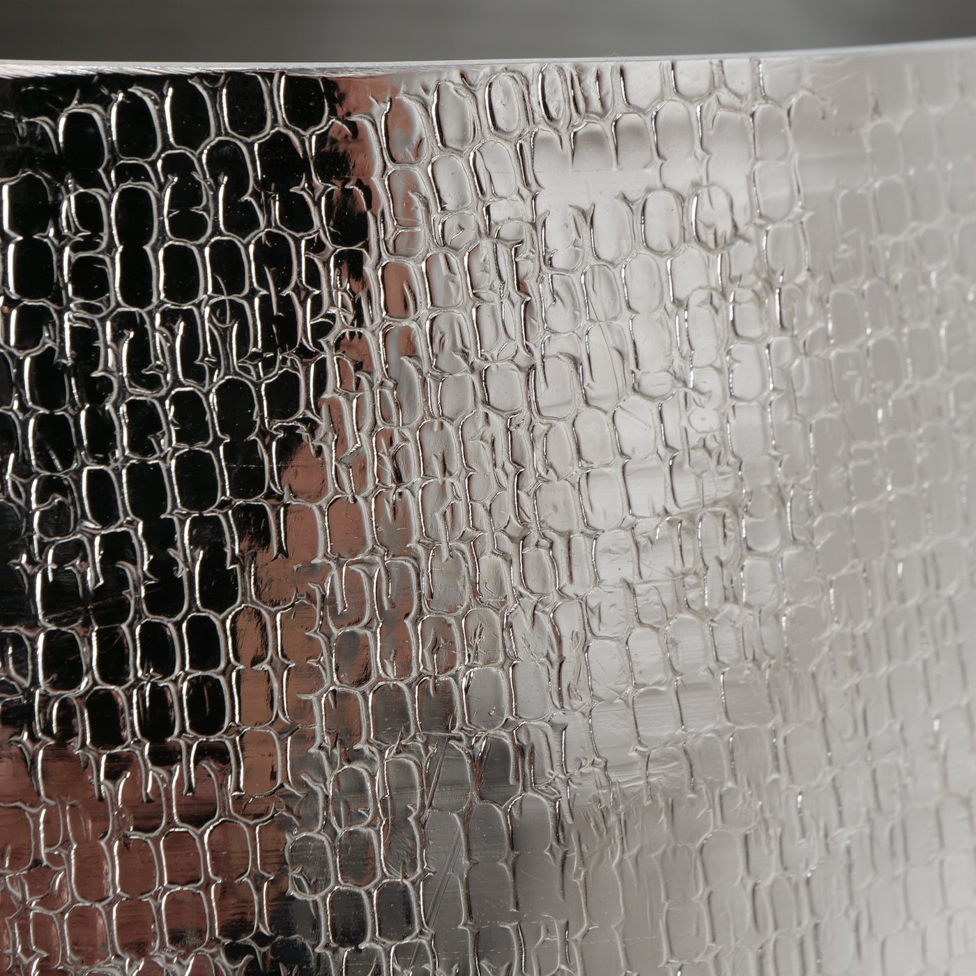 AluHammer Blumentöpfe Hammerschlag 2er Set - Maße 14,5x15/17,5x18 cm