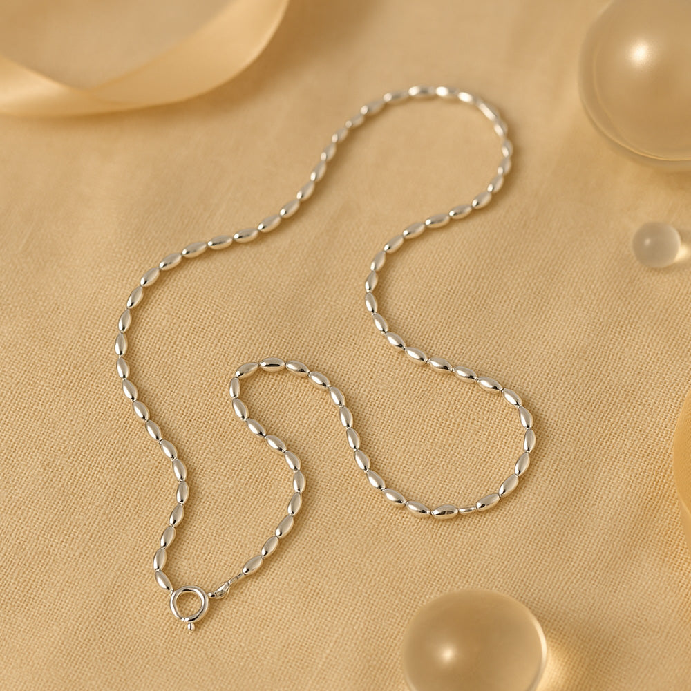 AuroraSilber Gliederkette Elegant - 55 cm Breite 2 mm 925er Silber