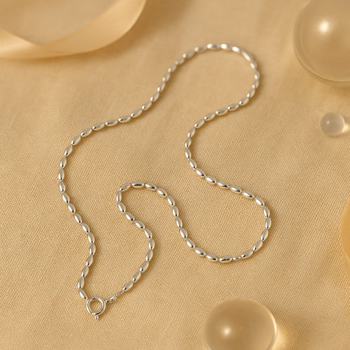 AuroraSilber Gliederkette Elegant - 55 cm Breite 2 mm 925er Silber