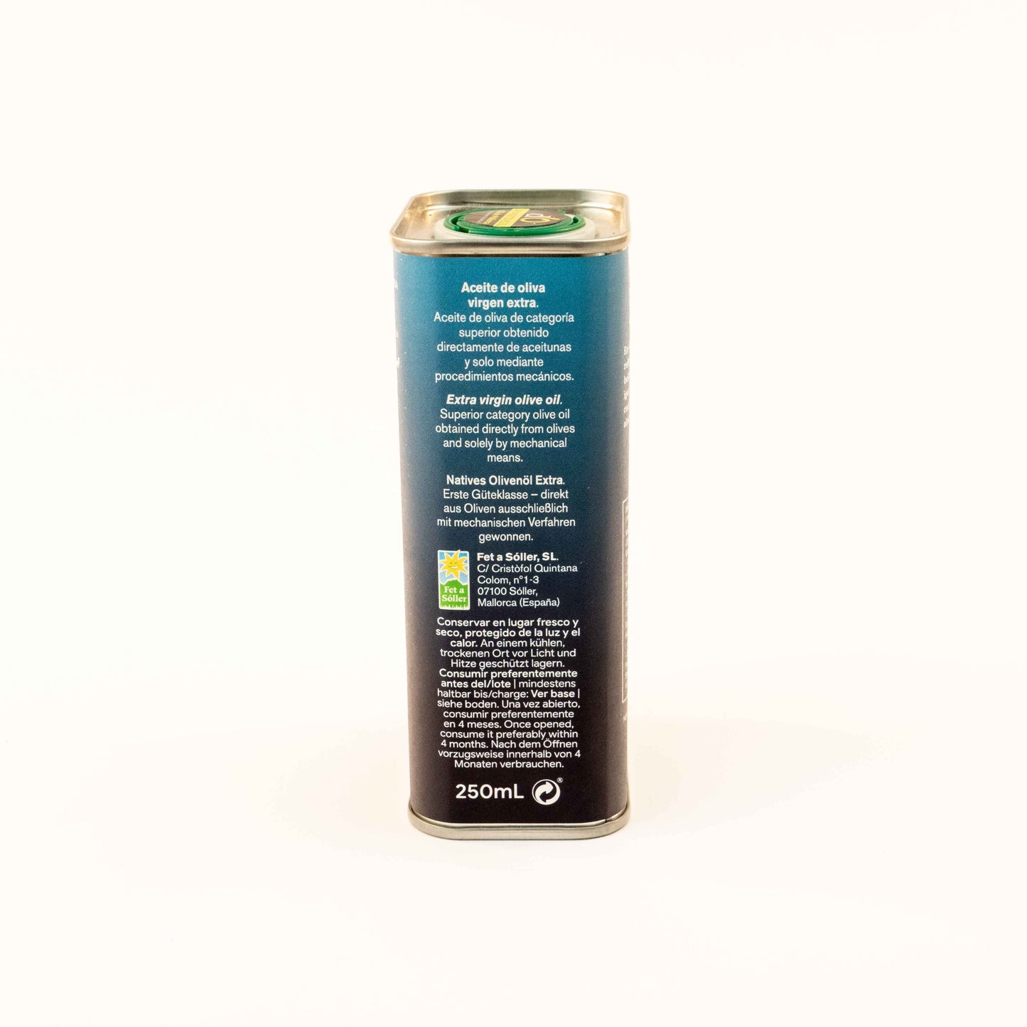 VIVA LA VIDA Natives Olivenöl Extra - 500 ml, DOP Oli De Mallorca, Kaltgepresst, Fruchtig