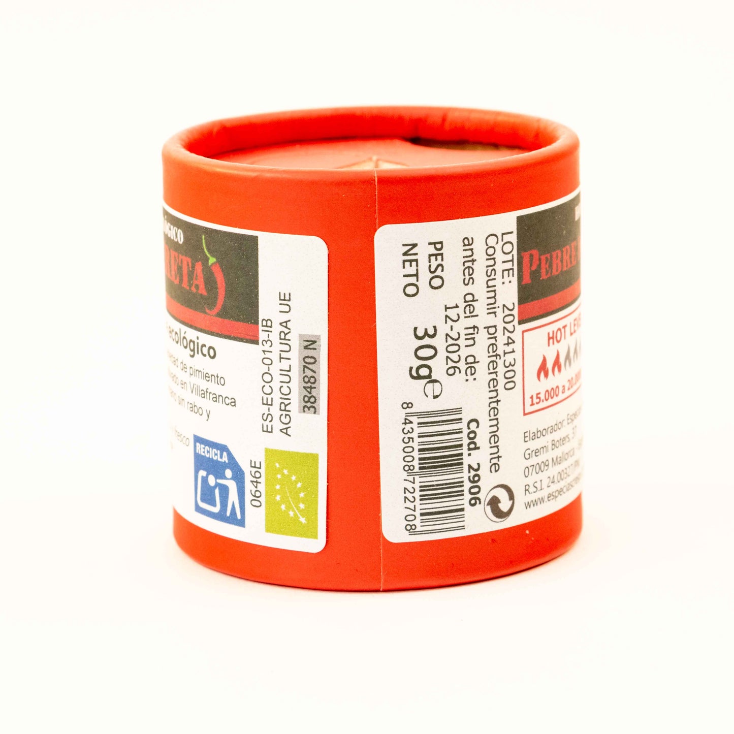 Cirereta Paprikagewürz Scharf Aromatisch - Inhalt 60 g, Schärfe Stufe 3, Fein Gemahlen