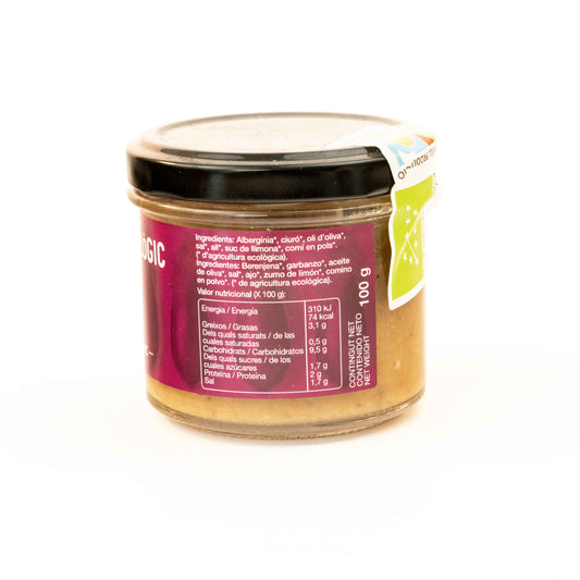 Humus de vinete VIVA LA VIDA - Aromă mediteraneană, Conținut aprox. 150 g, Calorii 74 kcal