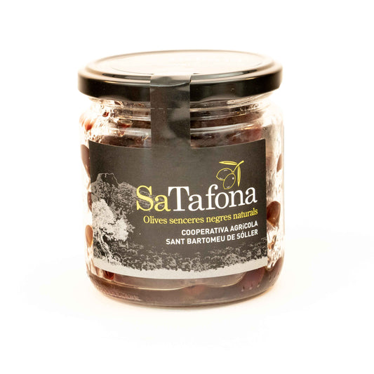Schwarze Oliven Sa Tafona Vollreife - Kapazität 250 g Handverlesen Herkunft Tramuntana Mallorca