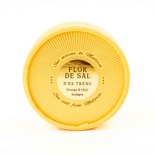 VIVA LA VIDA Flor De Sal Orange Chili Flavoured - Capacitate 100 g, Dimensiuni 7x7x9 cm