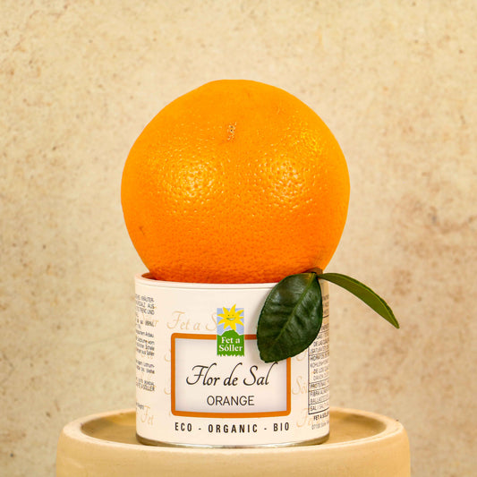 VIVA LA VIDA Sare de portocale din Mallorca, floare de sare topită - Conținut 100 g, Putere 0 W, Dimensiuni 2,5 cm