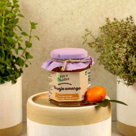 VIVA LA VIDA Marmeladă de portocale amare Aromă puternică de portocale amare - Conținut 320 g, diametru 6 cm, înălțime 9 cm