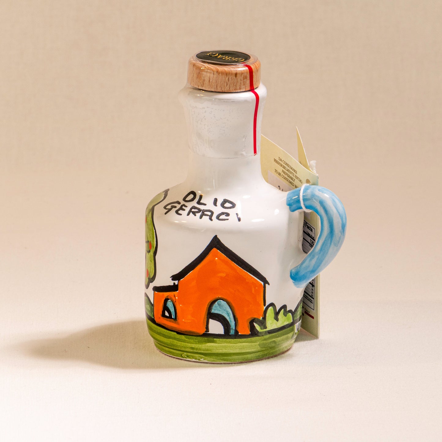 Geraci Agrumolio Orangen Olivenöl - Kapazität 250 ml, Größe 6x4 cm