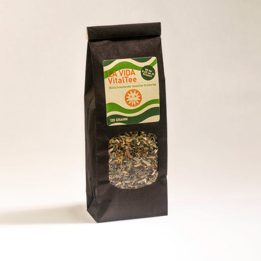 LA VIDA Vital Tea Ceai puternic din plante - Conținut 120 g, 33 de plante, Dimensiune pachet 120 g