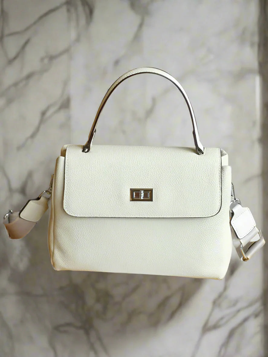 Designer ladies leather bag retro shoulder & crossbody office purse