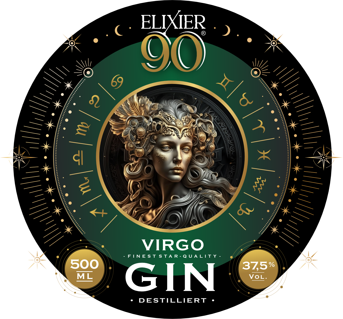 Jungfrau - Virgo Edition (Gin) 37,5% Vol.