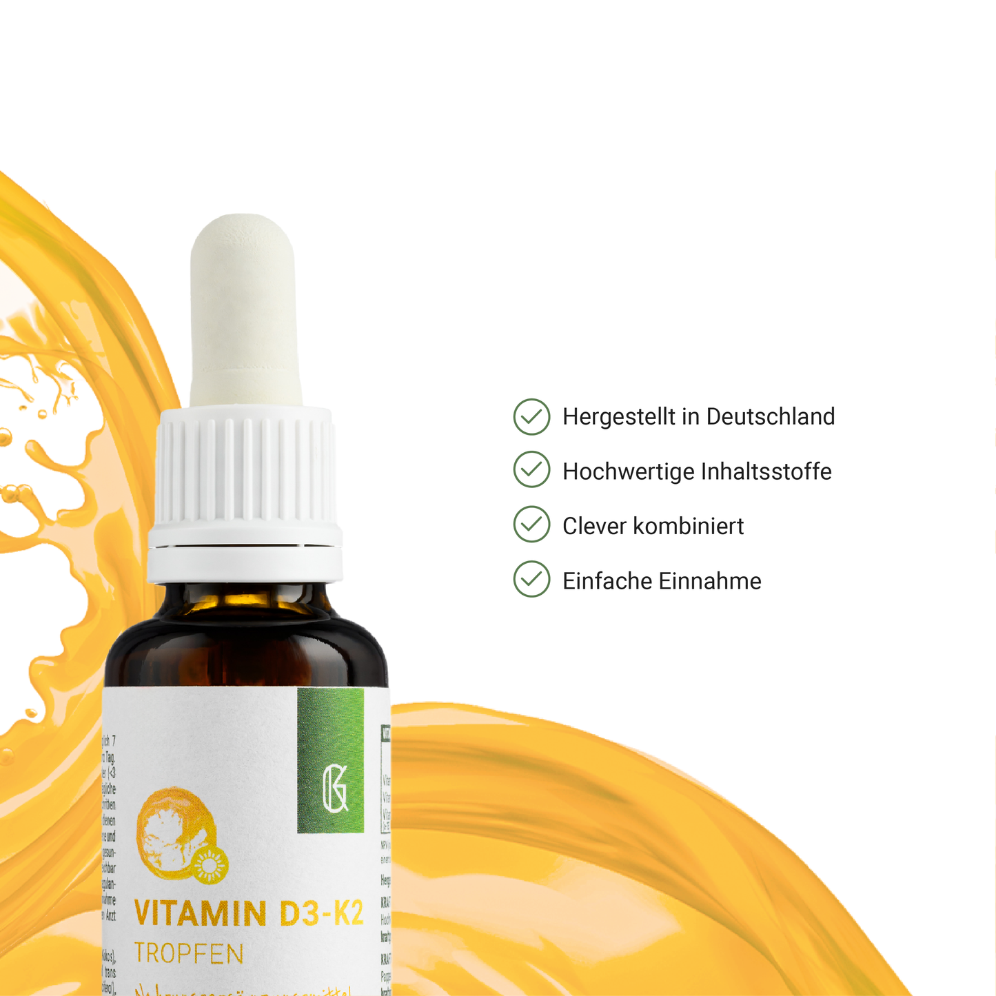 Picături de vitamina D3-K2