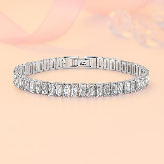 Brățară din argint 925, brățară tenis cu zirconiu cubic, 18cm