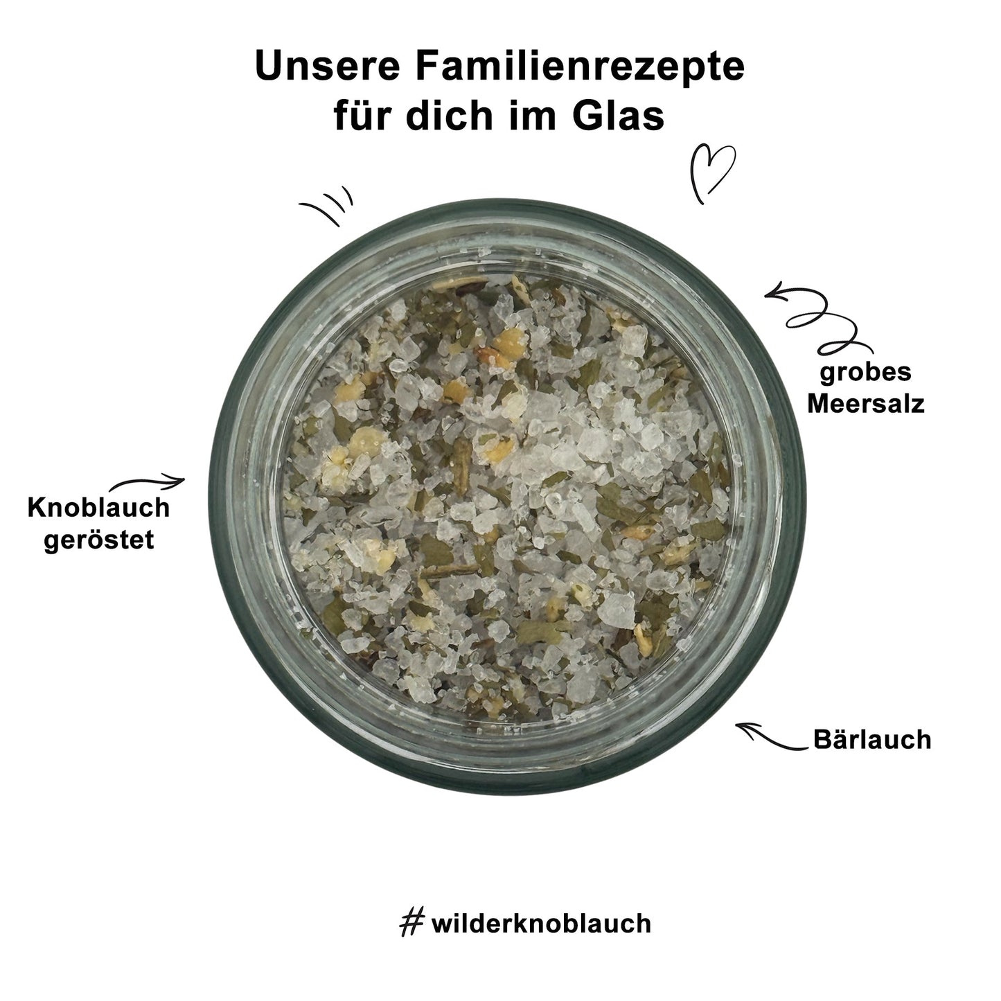 Usturoi sălbatic, usturoi ursului, usturoi natural, sare - Conținut 100 g, dimensiune 6x6 cm, putere 0 W