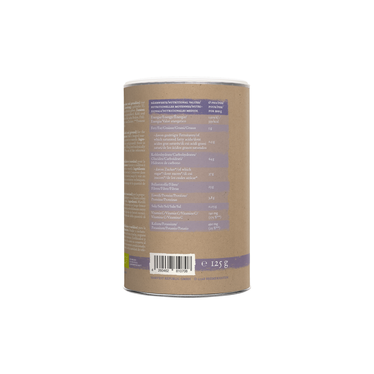 Pudră de fructe - Afine sălbatice