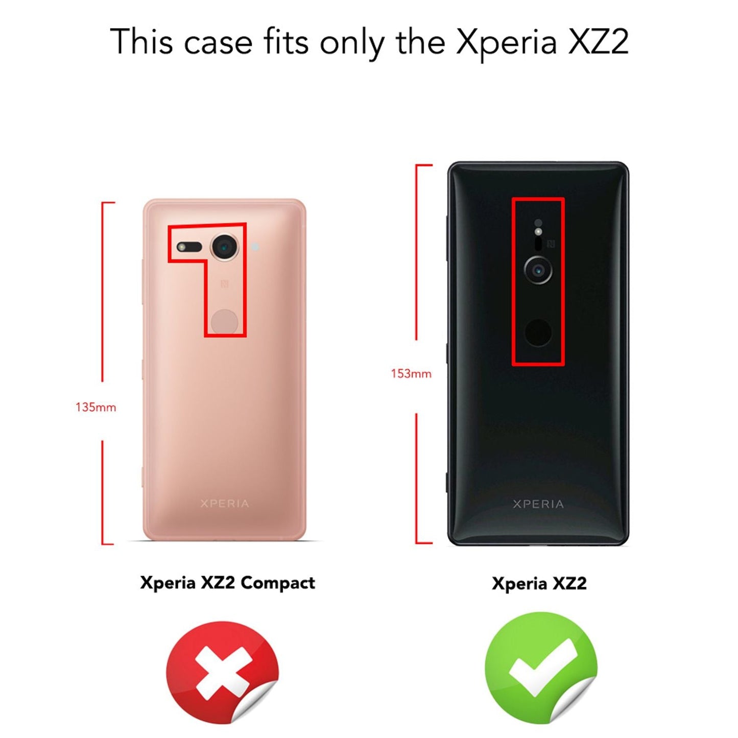 Husă de telefon Sony Xperia XZ2 de la NALIA, silicon, protecție subțire din cauciuc