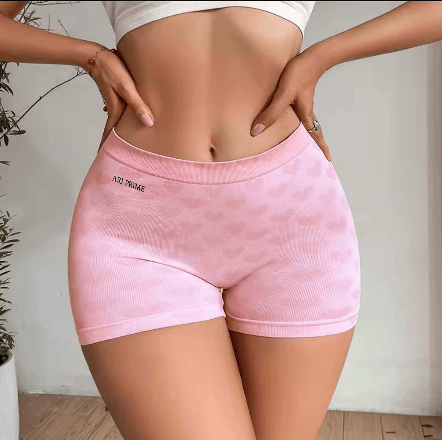 ARI brand love heart pink high-waisted breathable for girls