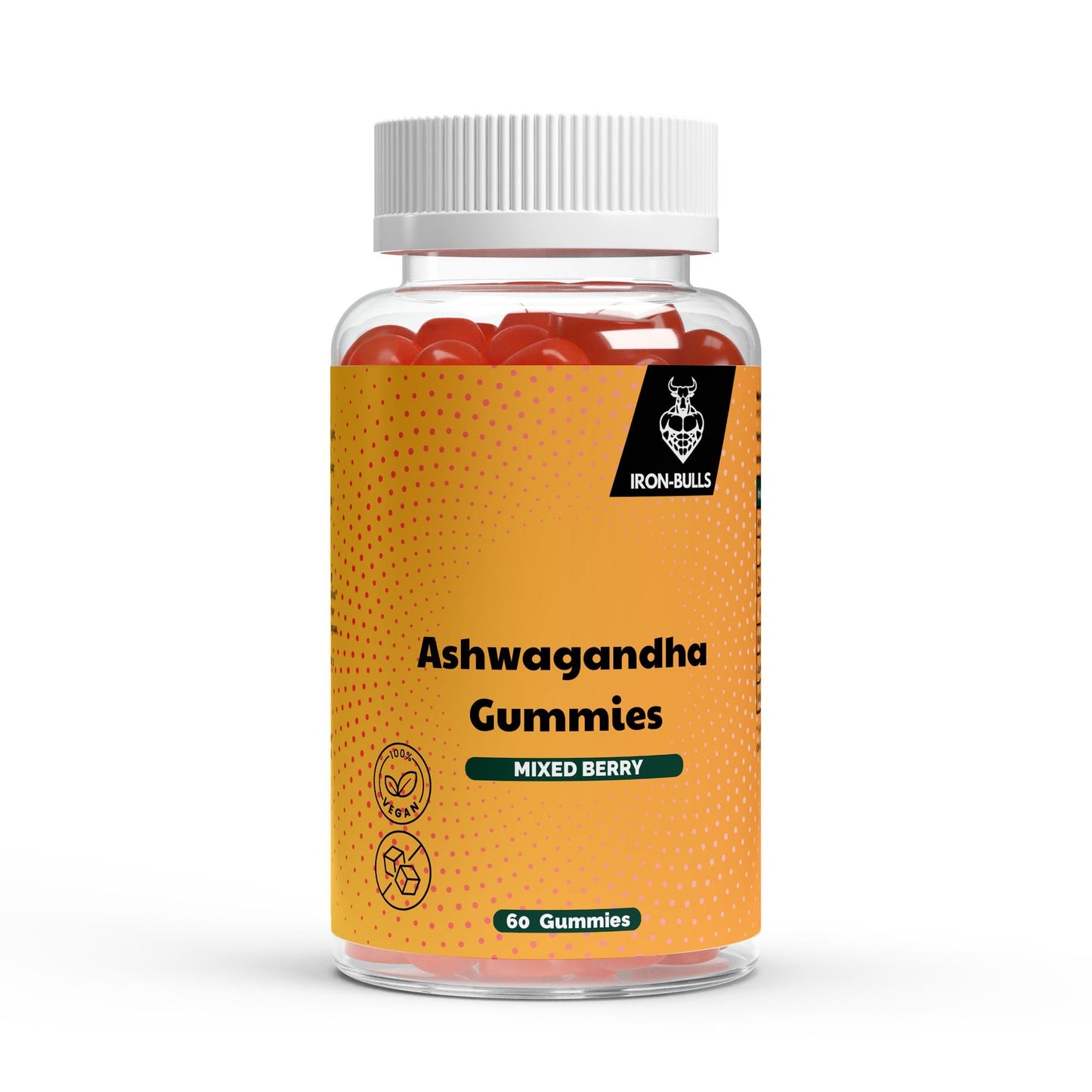 Jeleuri Premium cu Ashwagandha – Relaxare și Concentrare sub formă de jeleu 300 + Vitamina B6, - 60 buc.