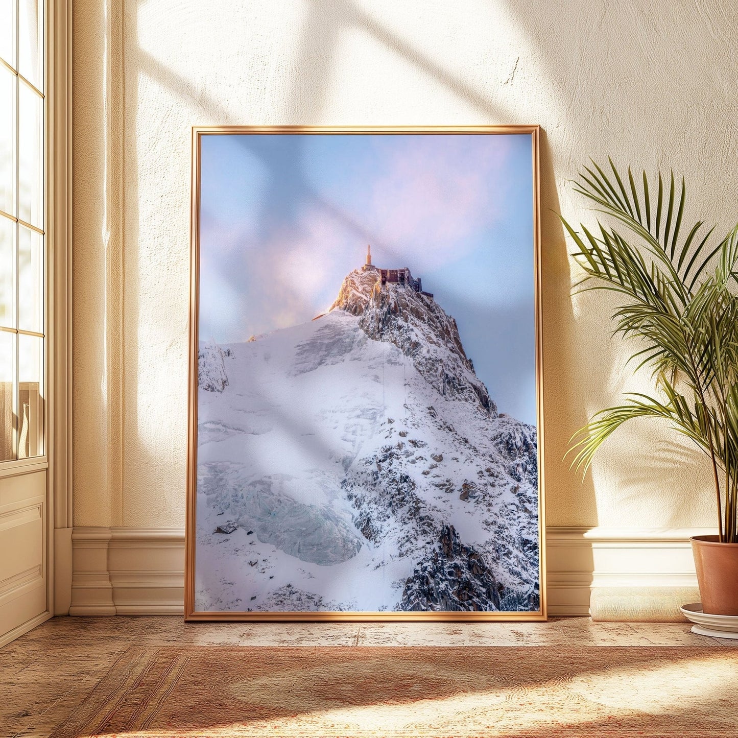 AlpenLicht Les Drus Aiguille Du Midi Panorama - Auflage 3 Größe 30x40