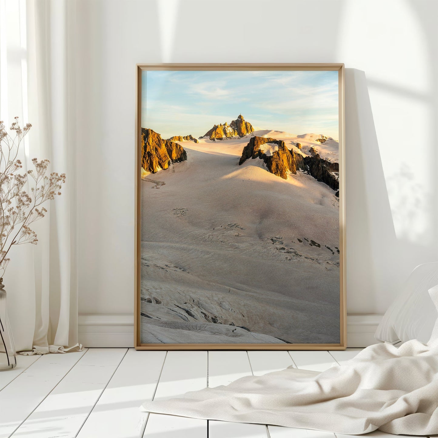 Aiguille Du Midi Fine Art Druck - 200 g/m2 Format 5x7 Bis A4 Ungerahmt