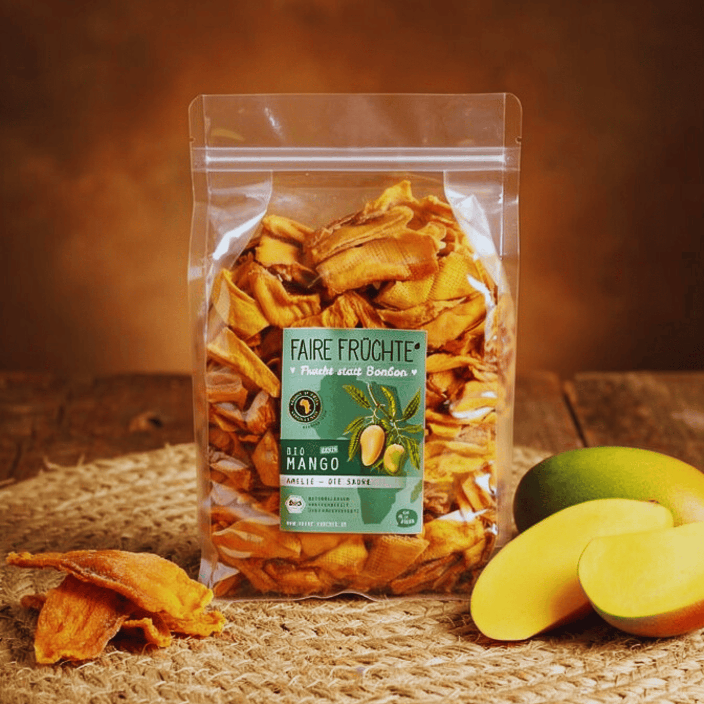 1kg Bio Mangostreifen Amelie 'die Saure'