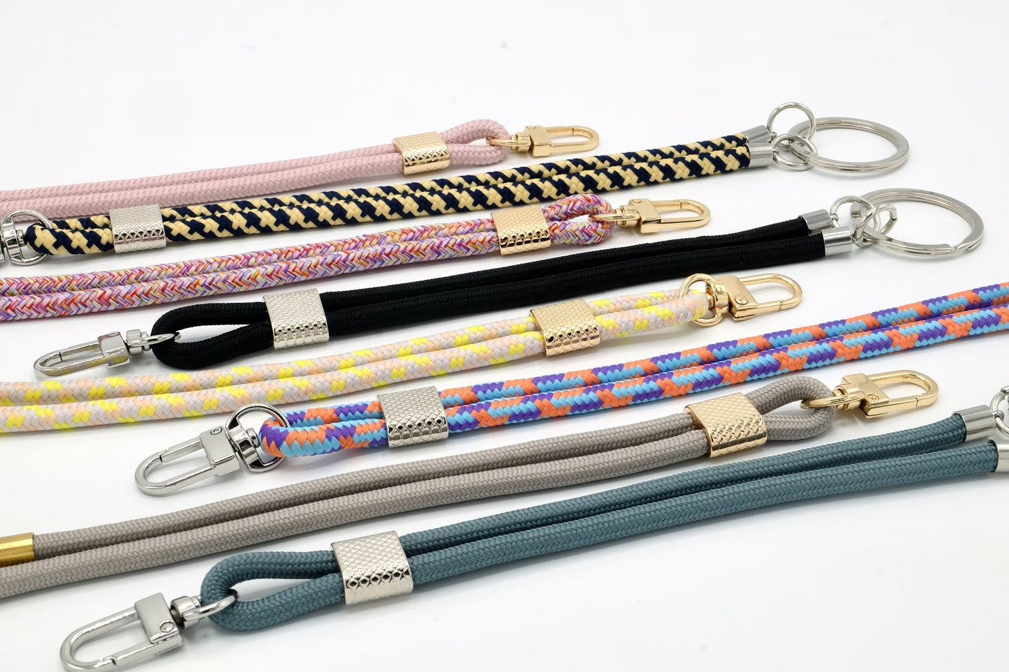 Schlüsselanhänger mit Karabiner Dunkelblau