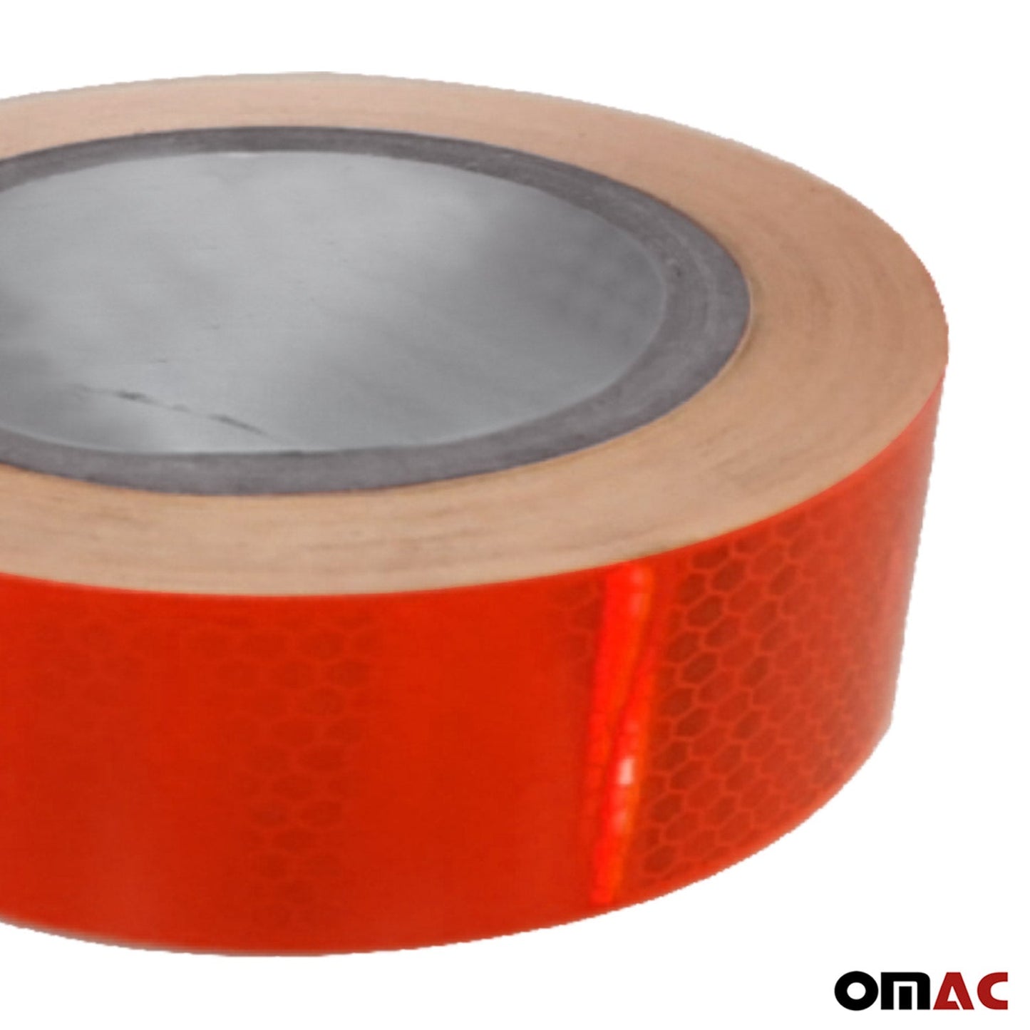 50M x 5cm Aufkleber Reflektor Selbstklebeband Streifen Reflektierende Rot