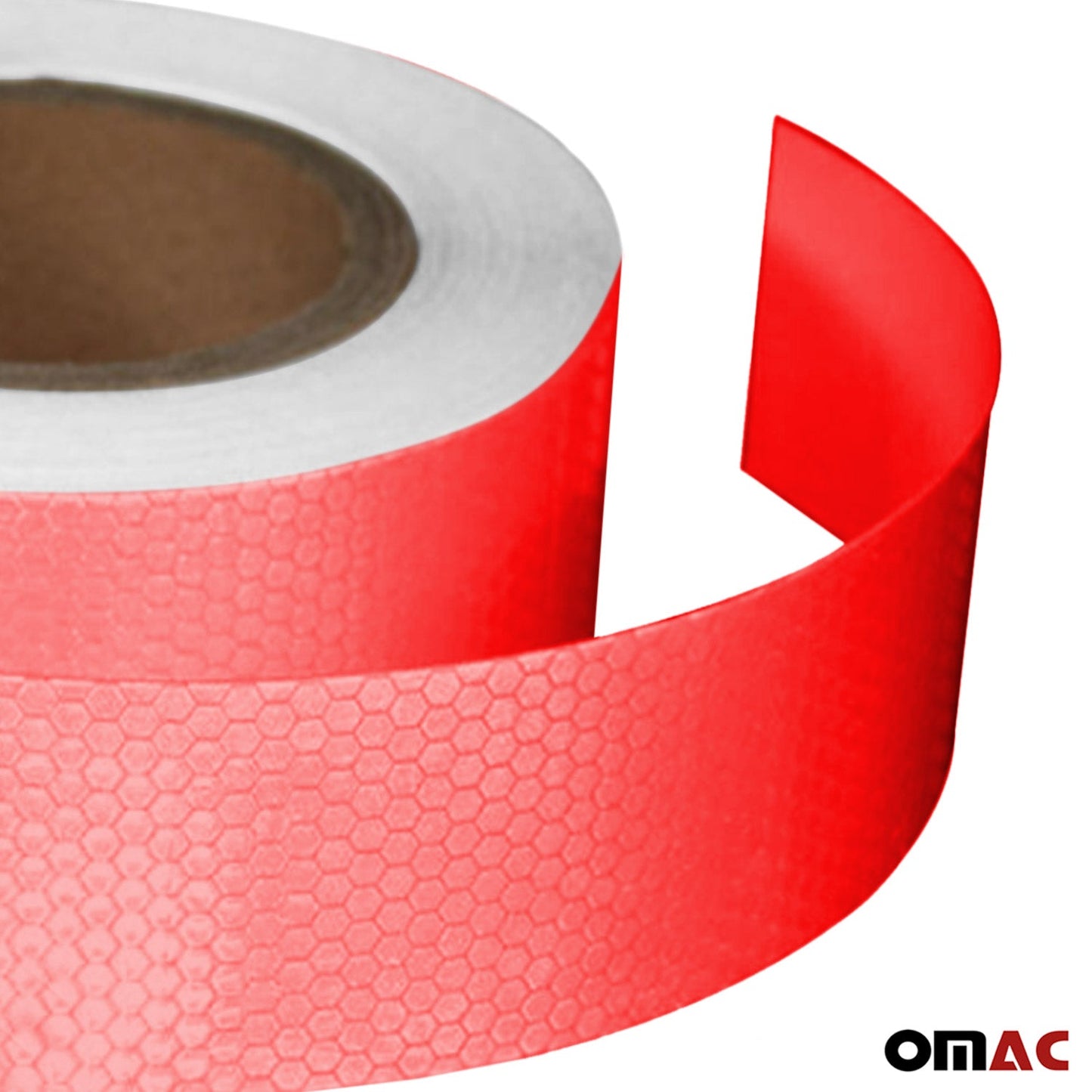 50M x 5cm Aufkleber Reflektor Selbstklebeband Streifen Reflektierende Rot