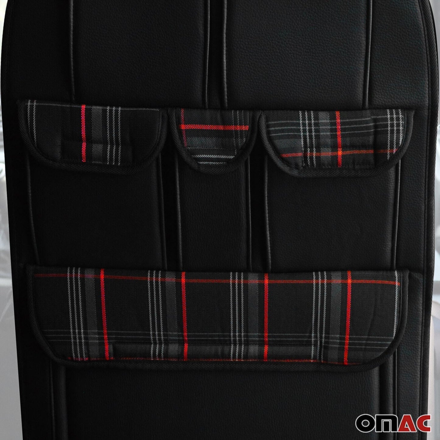Autositz Organizer Rucksitztasche Organizer mit Tasche für VW T5 2003-2015 Rot