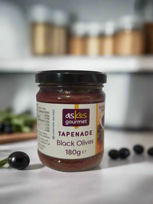 Tapenadă de măsline Roubier cu aromă intensă - Conținut 180 g, Diametru pahar 8 cm