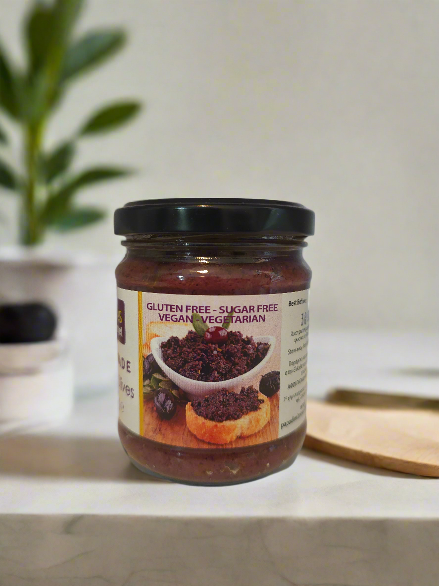 Tapenadă de măsline Roubier cu aromă intensă - Conținut 180 g, Diametru pahar 8 cm