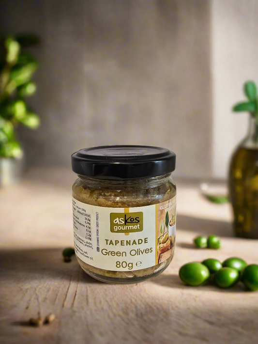 Tapenadă de măsline Roubier cu măsline verzi - textură cremoasă, capacitate 80 g